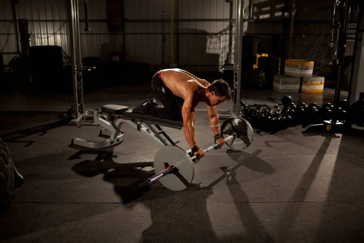 Barbell Rollout from Bench