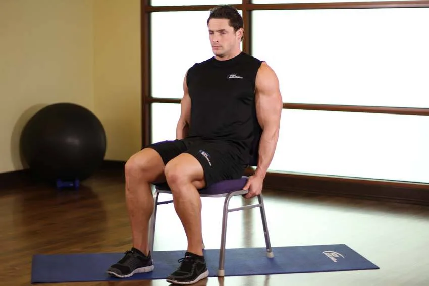 Chair Leg Extended Stretch