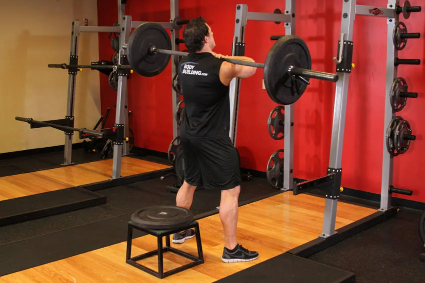 Front Barbell Squat To A Bench Front Barbell Squat To A Bench
