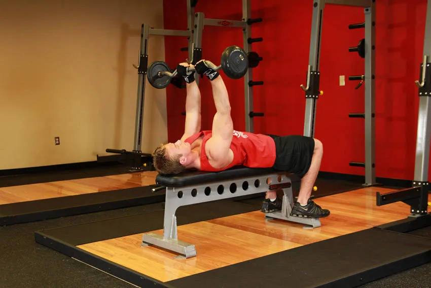 Lying Close-Grip Barbell Triceps Press To Chin Lying Close-Grip Barbell Triceps Press To Chin