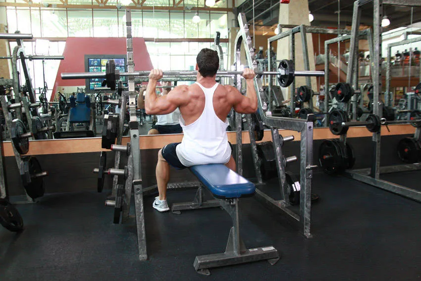 Seated Barbell Military Press Seated Barbell Military Press