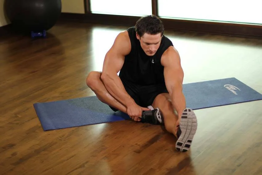 Seated Floor Hamstring Stretch Seated Floor Hamstring Stretch