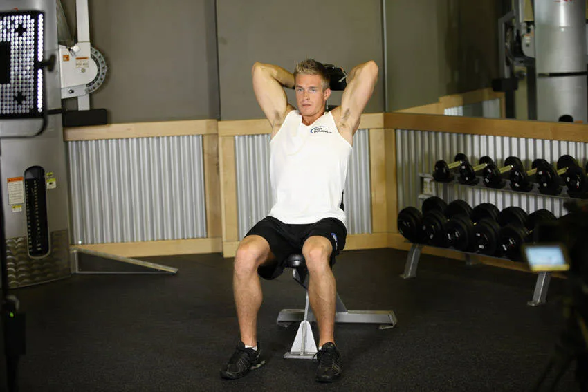 Seated Triceps Press Seated Triceps Press