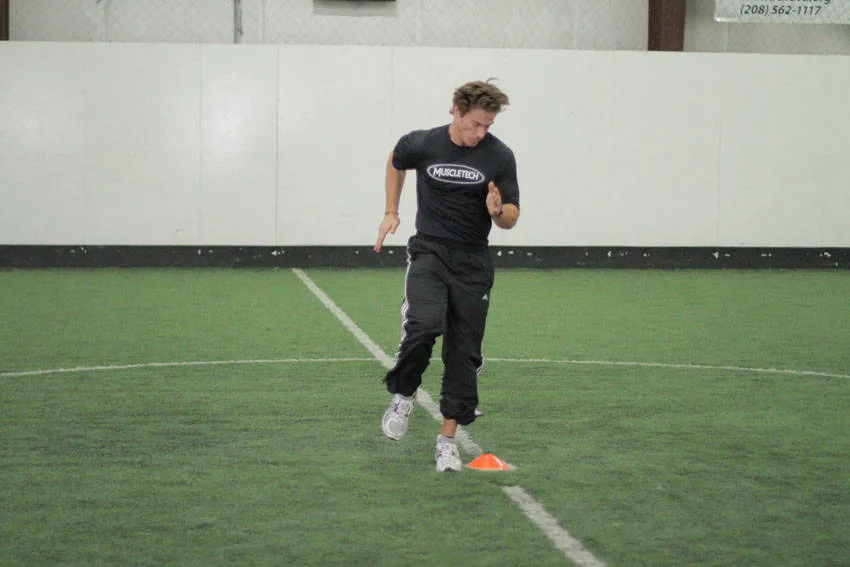 Single-Cone Sprint Drill Single-Cone Sprint Drill