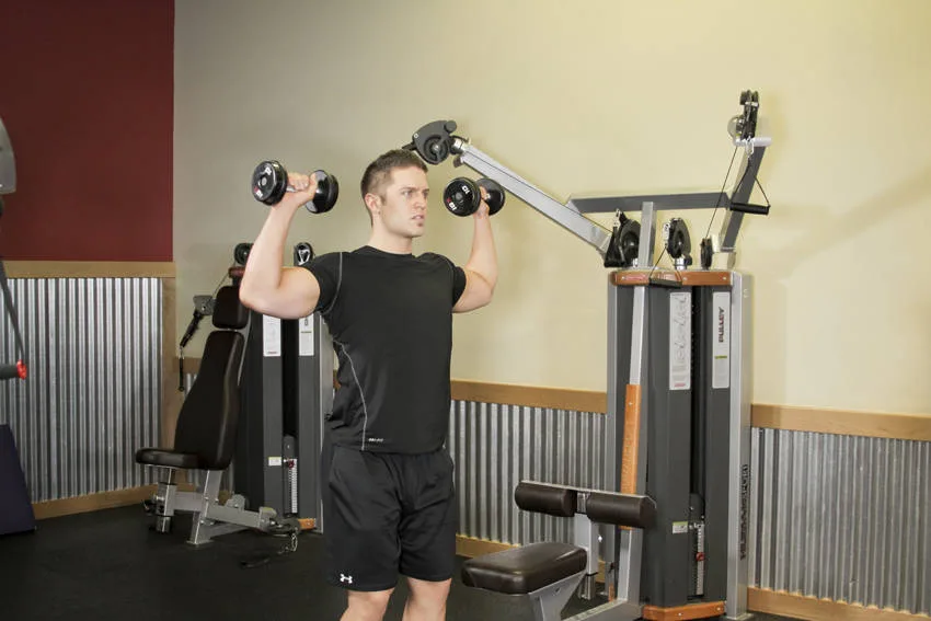 Standing Dumbbell Press Standing Dumbbell Press
