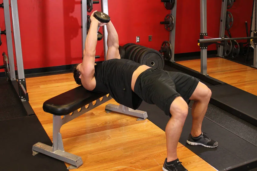 Straight-Arm Dumbbell Pullover Straight-Arm Dumbbell Pullover