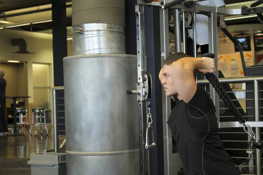 Triceps Overhead Extension With Rope Triceps Overhead Extension With Rope
